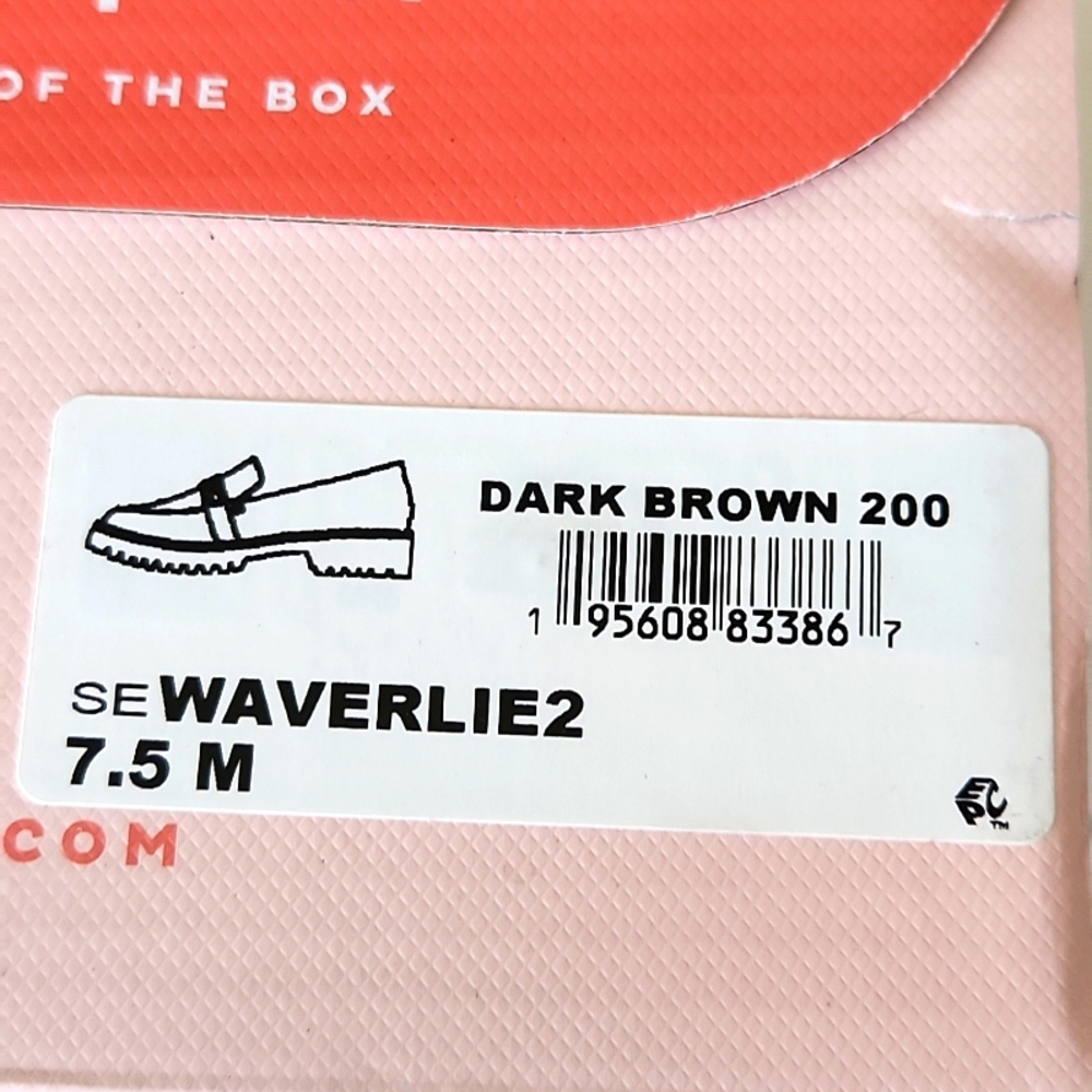 Easy Spirit Waverlie Loafer Women 7.5 Brown Lug Sole Comfort Slip On Shoe - Picture 11 of 11